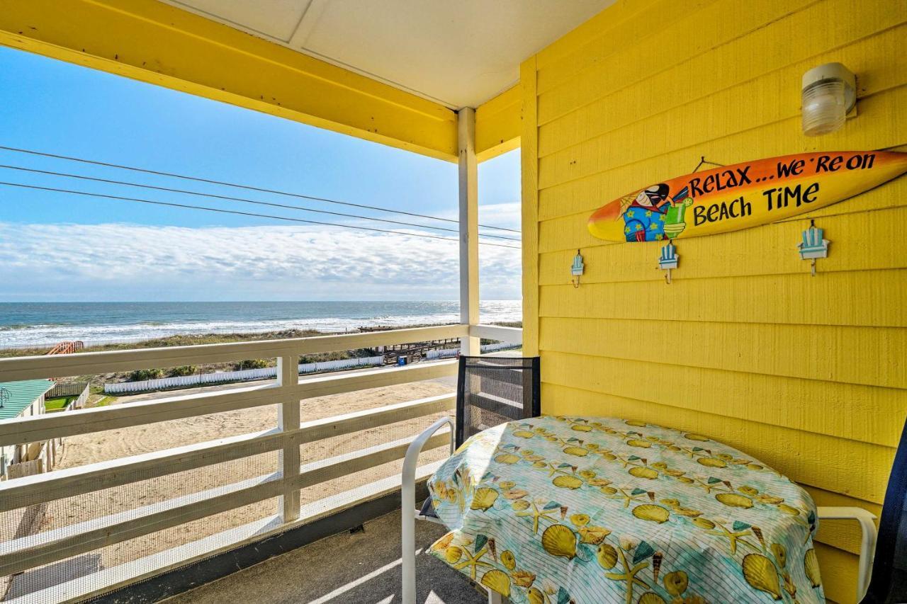 Apartament Breezy Beach Retreat With 180-Degree Ocean Views! Carolina Beach Zewnętrze zdjęcie